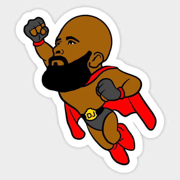 Demetrious Mighty Mouse Johnson Sticker by SavageRootsMMA